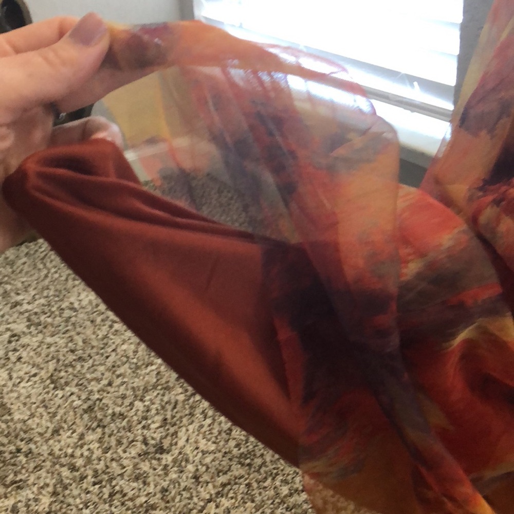 Fall Multicolor maxi dress - Picture 6 of 8